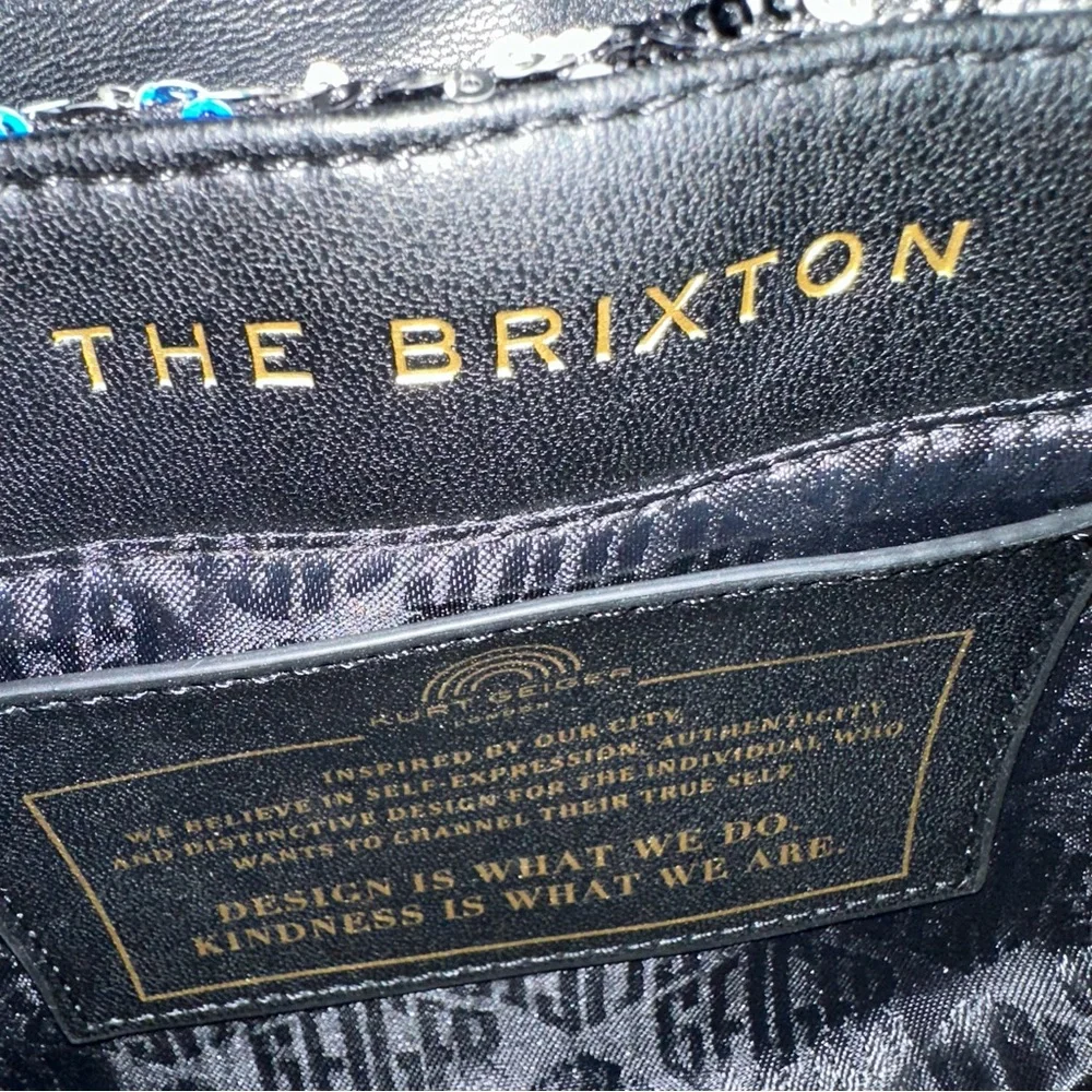 Kurt Geiger • Brixton Lock Iridescent Leopard Print Chain Strap Purse